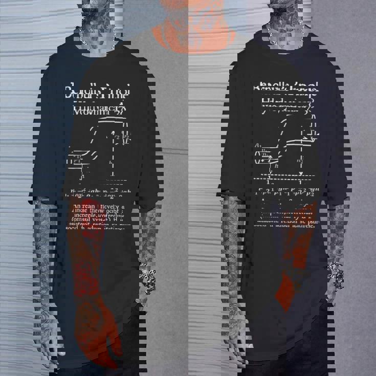 Nerdyintage ベルヌーイの原理物理数学教師 Tシャツ 彼への贈り物