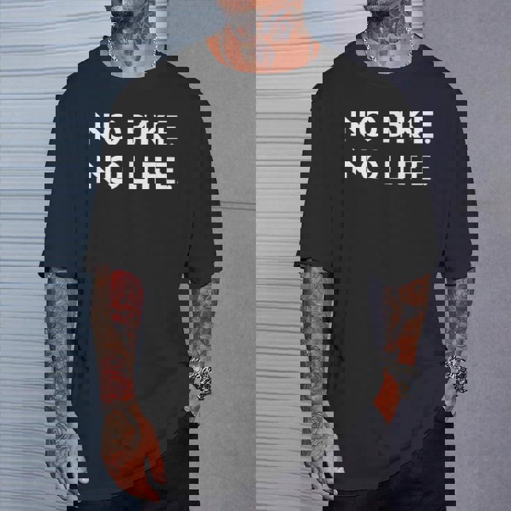 No Bike No Life オートバイギフト Tシャツ 彼への贈り物