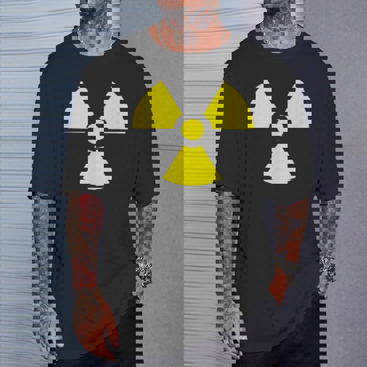 Nuclear 警告 放射線 危険 サイン 放射線活動 Tシャツ 彼への贈り物