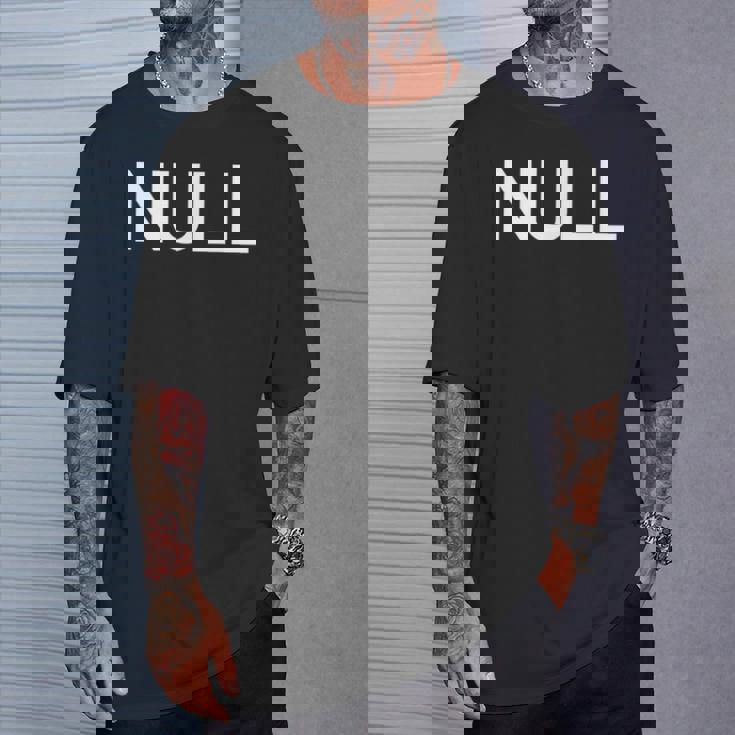 Null Computer サイエンスコード エラー ユーモア エンジニア Tシャツ 彼への贈り物