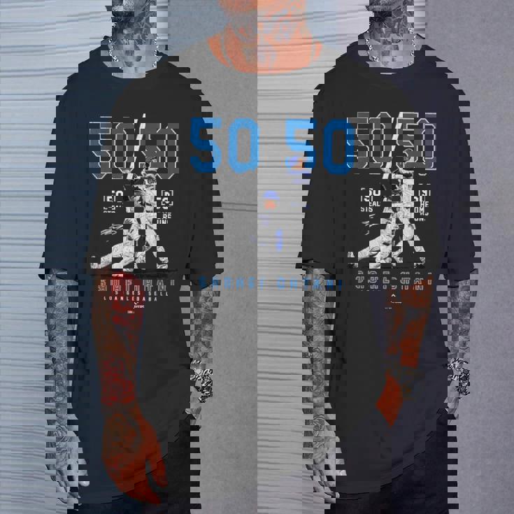 Ohtani 50-50 Club Legendhohei Ohtani Los Angeles Mlbpa Tシャツ 彼への贈り物