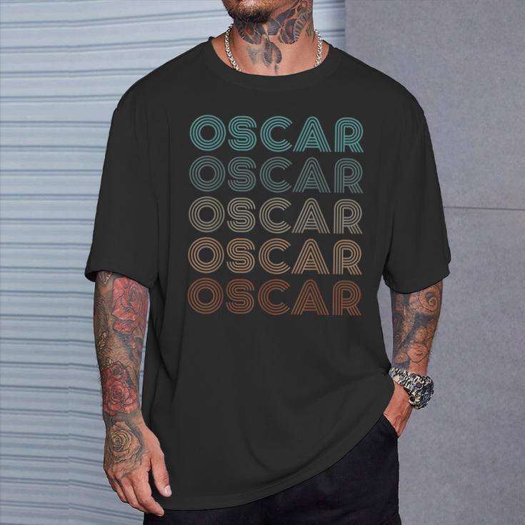 Oscar Rétro Prénom T-Shirt Cadeaux pour lui
