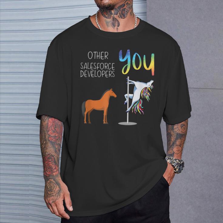 Otros Desarrolladores Dealesforce You Camiseta unisex Regalos para él