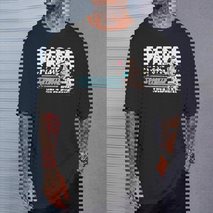 Papa En Cours Idée Annonce Grossesse Futur Papa T-Shirt Cadeaux pour lui