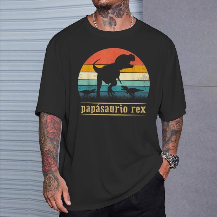 Papá-Saurio Rex Divertido Dinosaurio Día Del Padre Regalo Camiseta unisex Regalos para él