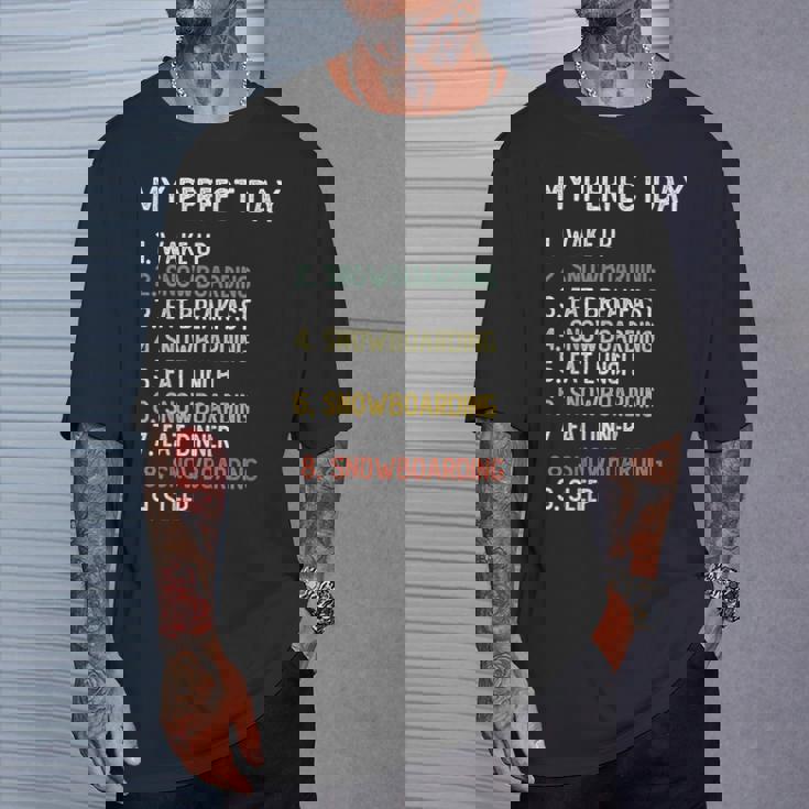 Perfect Day スノーボード シャツ メンズ ボーイズ ティーン スノボ Tシャツ 彼への贈り物