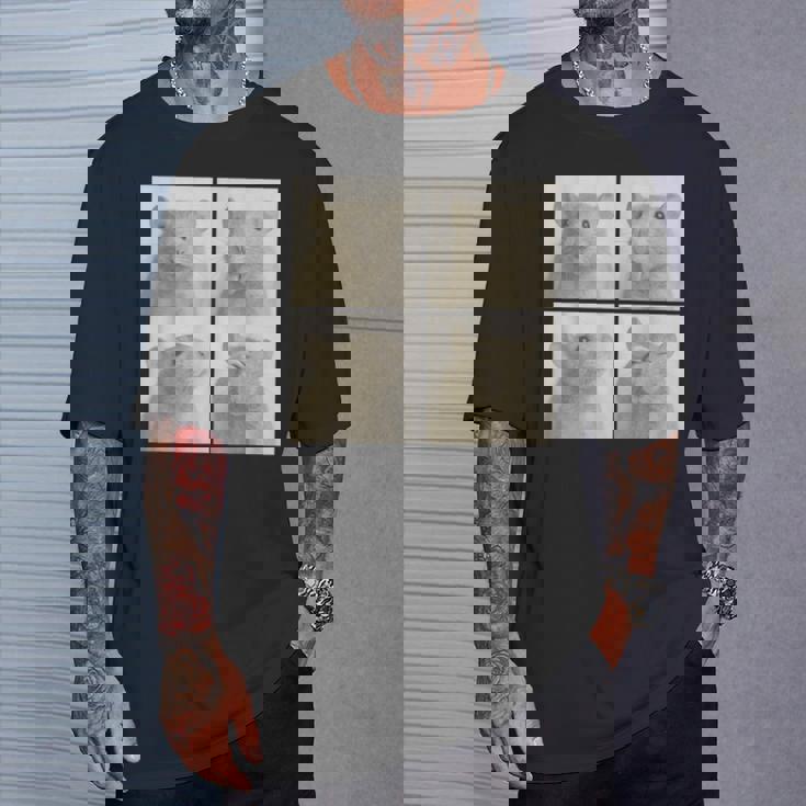 Photobooth おもしろ動物ネズミヴィンテージ自撮り写真撮影 Tシャツ 彼への贈り物