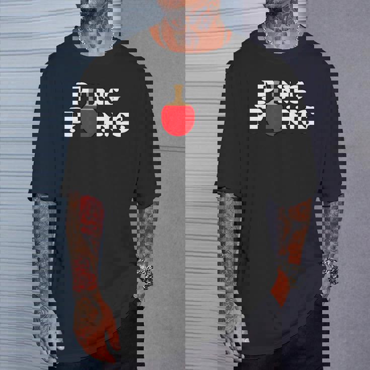 Ping Pong ピンポン卓球 おもしろレトロ Tシャツ 彼への贈り物