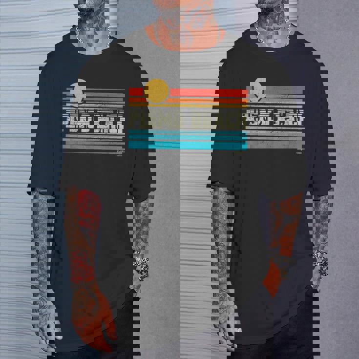 Pismo Beach ピズモビーチ カリフォルニア レトロ サンセット サーフ トリップ ラブ サーフィン Tシャツ 彼への贈り物