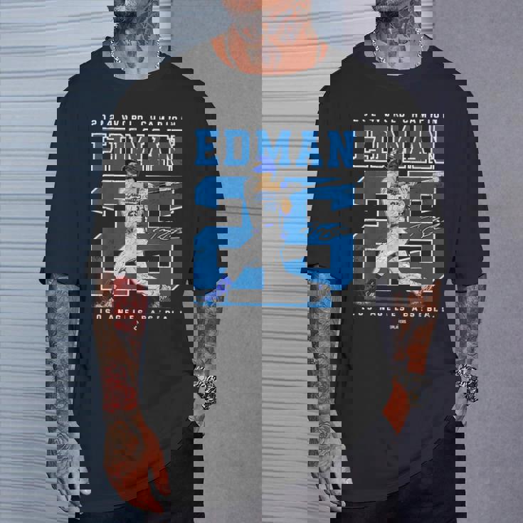 Player Number 2024 World Champion Tommy Edman Mlbpa Tシャツ 彼への贈り物