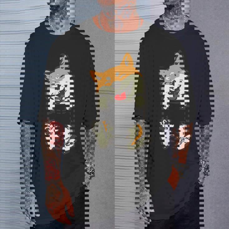 Pockethiba Inu Feet Cute Doge Akita Dog Lover Owner Tシャツ 彼への贈り物