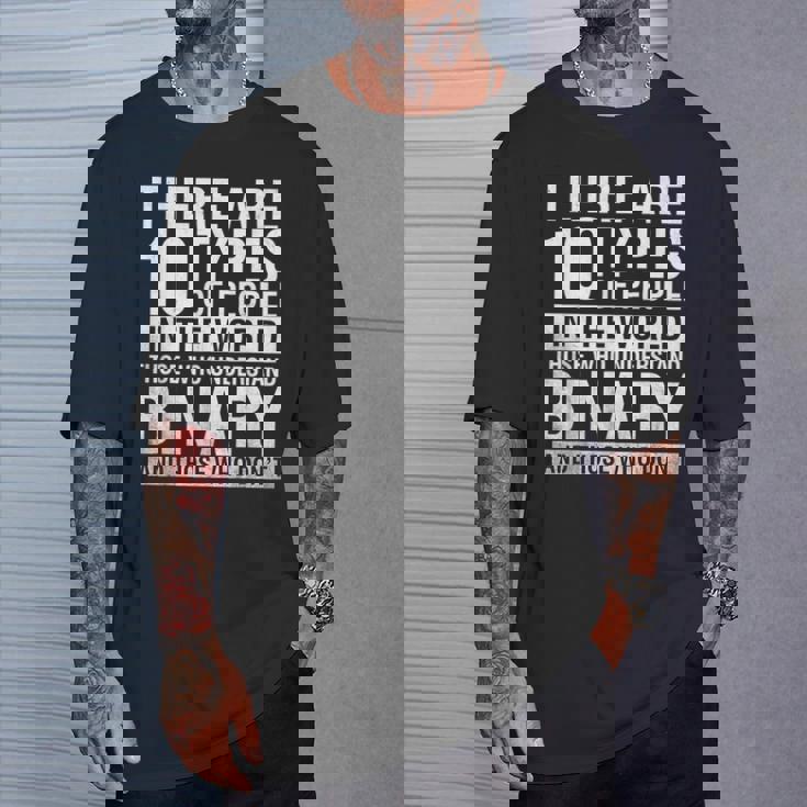 Programador De Computación Divertido Código Binario Informático Camiseta unisex Regalos para él
