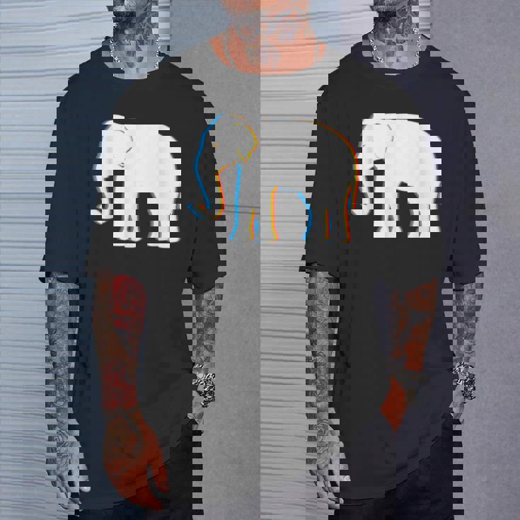 Psy Trance サイケデリックエレファントtシャツ Tシャツ 彼への贈り物