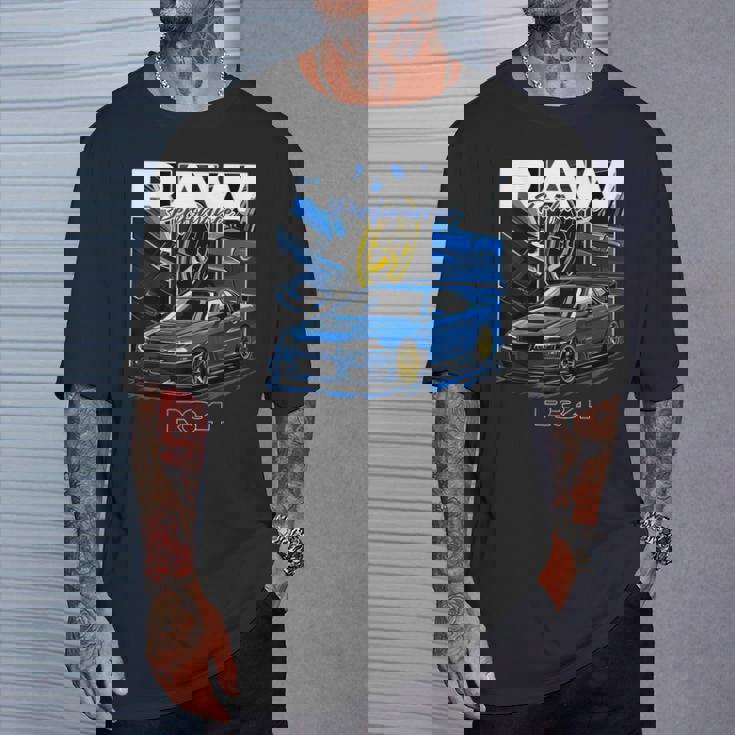 R34車 国産高性能車 ドリフトカー Gtr R34 Tシャツ 彼への贈り物