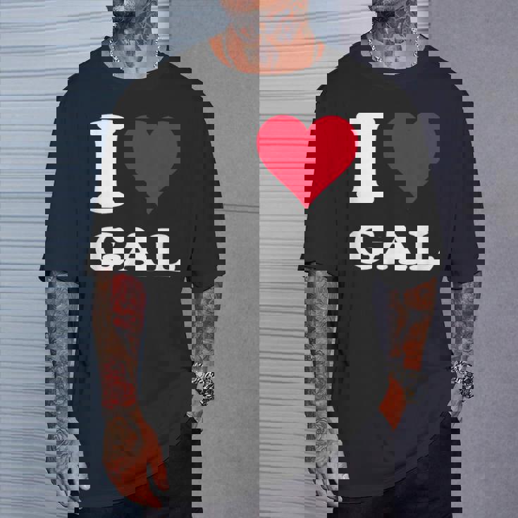 Red Heart I Love Gal Tシャツ 彼への贈り物