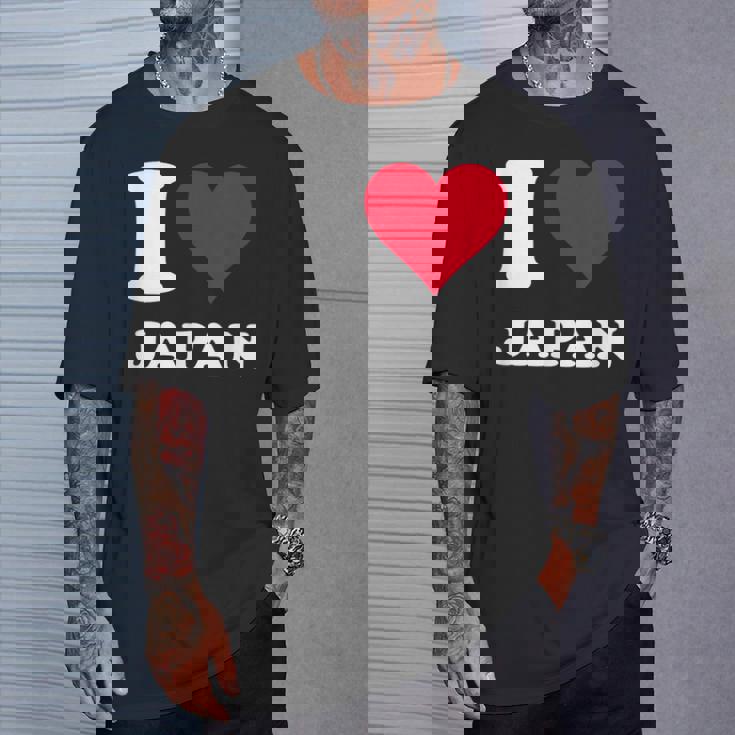 Red Heart I Love Japan Tシャツ 彼への贈り物