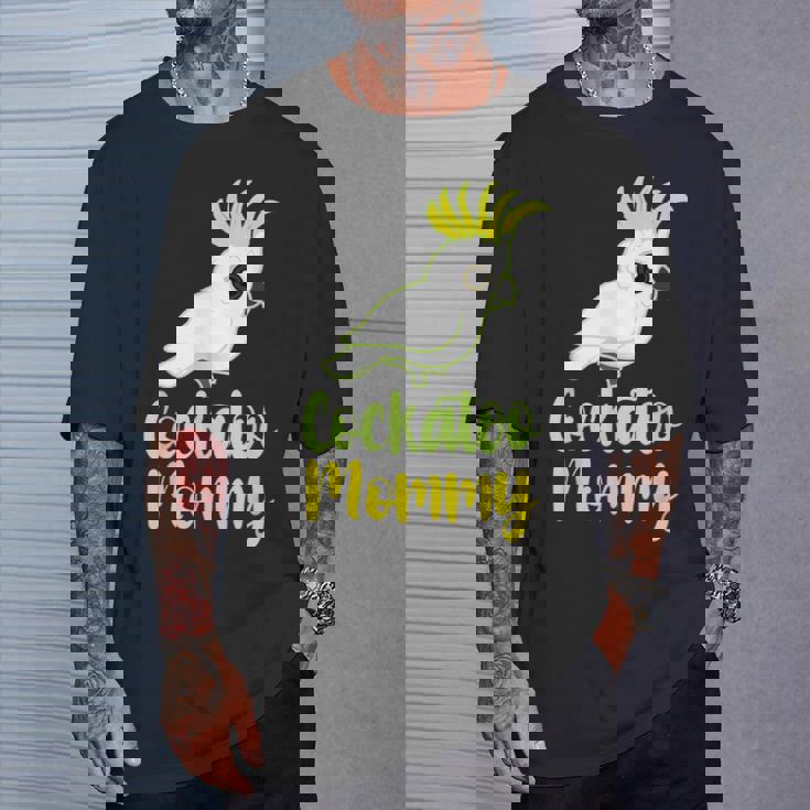 Retro Cockatoo Mother Mom Cockatoo Mommy Cockatiel Tシャツ 彼への贈り物