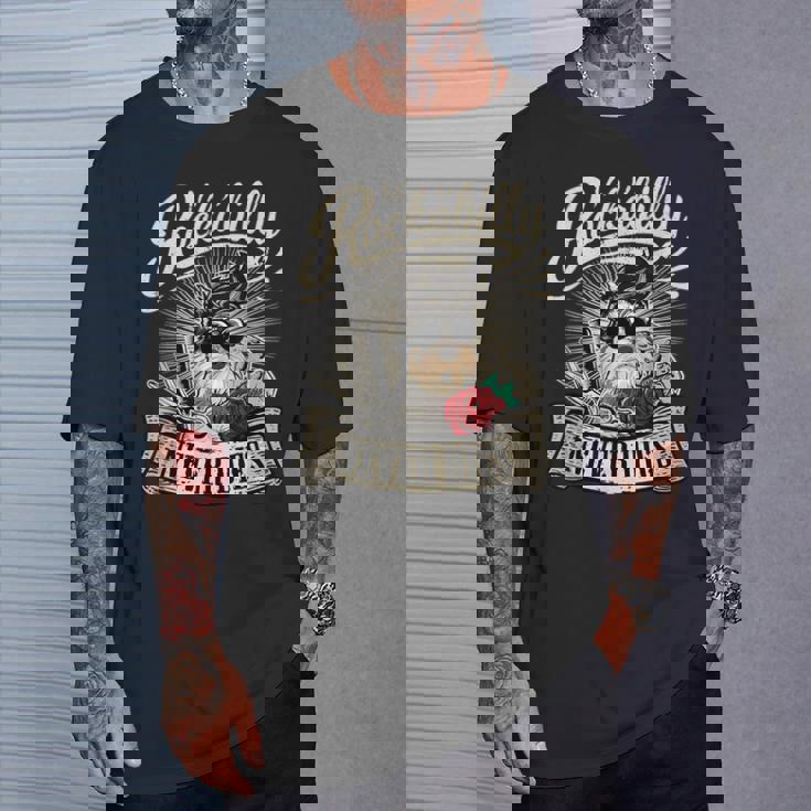 Rock N Roll Never Dies 愛犬家シュナウザー Tシャツ 彼への贈り物