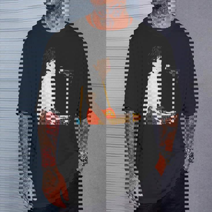 Rocker Old Rookie Original Illustration Bandman Rock Tシャツ 彼への贈り物