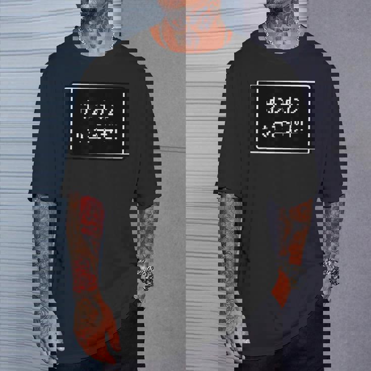 Rpg 風 パロディ『ガンガンいこうぜ！』ゲーム【Gamers ゲーマーズ】ドット 文字 ウィンドウ 配信用 面白い Tシャツ 彼への贈り物