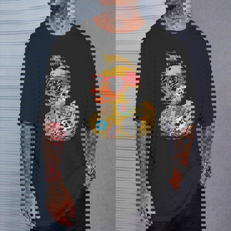 Rubber Duck Punk Heavy Metal T-Shirt Gifts for Him Rubber Duck Punk Heavy Metal T-Shirt Gifts for Him