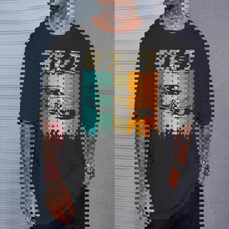 Rx-7 Jdm Japan モータースポーツ エフィニ日本スポーツカー ヴィンテージ Tシャツ 彼への贈り物