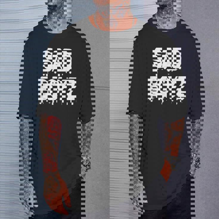 Sad Boyz Drip おもしろグラフィックノベルティ トレンディギフト Tシャツ 彼への贈り物