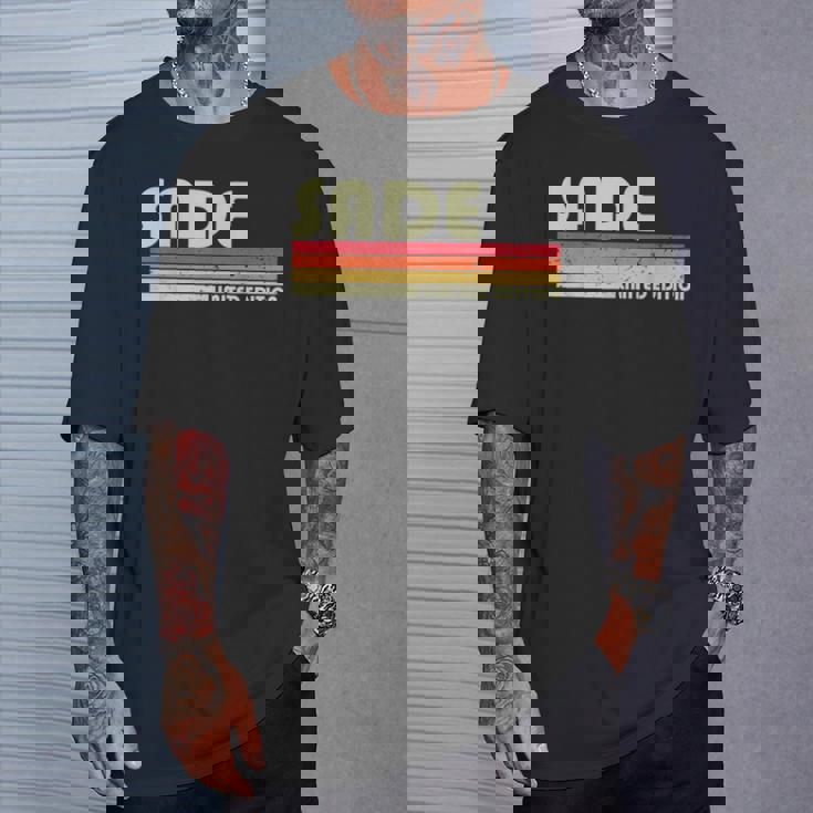 Sade 名前入り レトロヴィンテージ 80年代 90年代 誕生日 Tシャツ 彼への贈り物