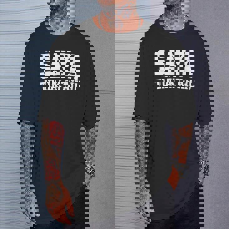 Saya Tidak Tahu インドネシアの学生 I Don't Know Tシャツ 彼への贈り物