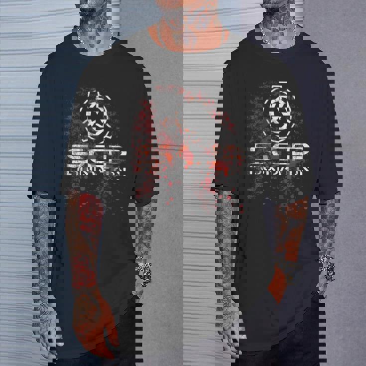 Scp、財団、血で Tシャツ 彼への贈り物