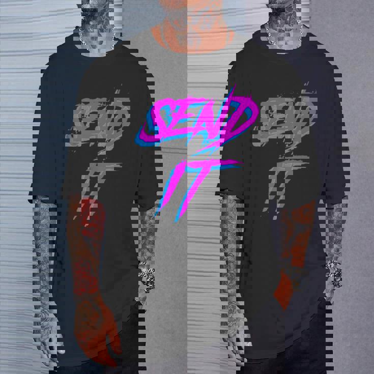 Send It Just Gotta スキー スノーボード Getendy モトクロス Moto Tシャツ 彼への贈り物