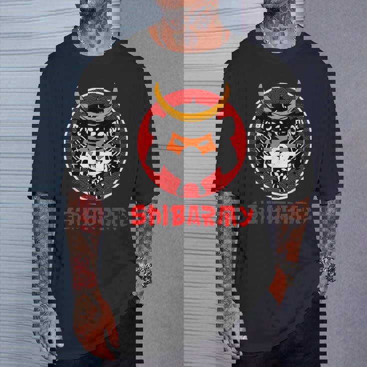 Shib Army クリプトホドルサムライ柴犬コイン Tシャツ 彼への贈り物