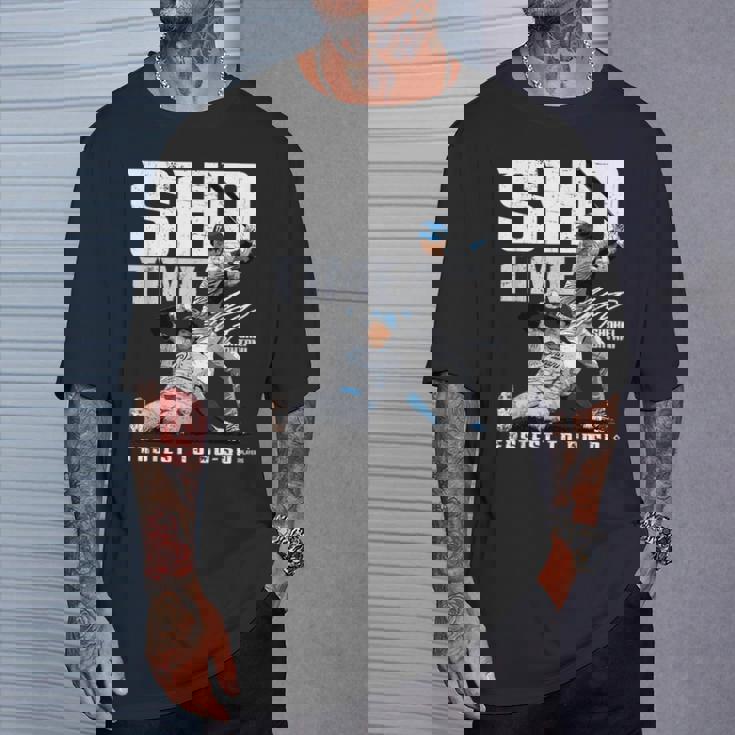 Sho-Time Fastest To 50-50Hohei Ohtani Los Angeles Mlbpa Tシャツ 彼への贈り物