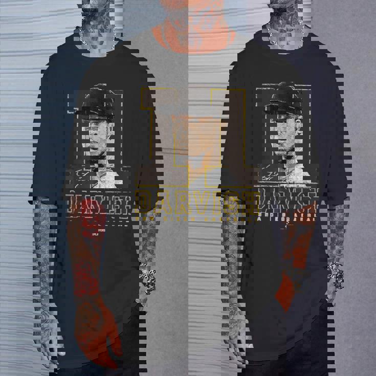 Silhouette Yu Darvishan Diego Mlbpa Tシャツ 彼への贈り物