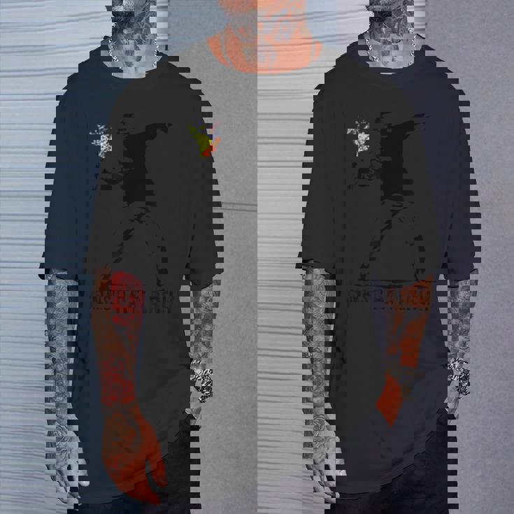 Smash Patriarchy アート ステンシルフラワー ヴァンダル Tシャツ 彼への贈り物