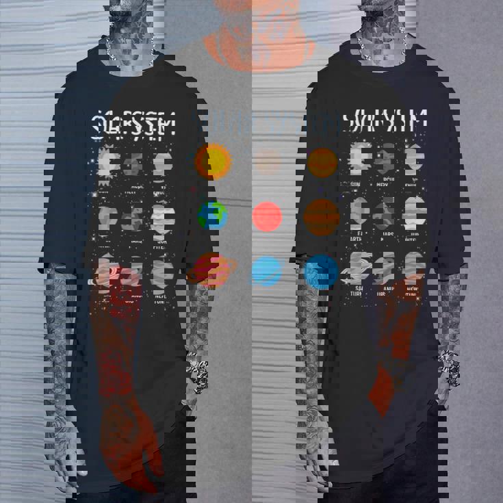 Stem キッズ ボーイズ ガールズ 幼児 太陽系 宇宙惑星 Tシャツ 彼への贈り物