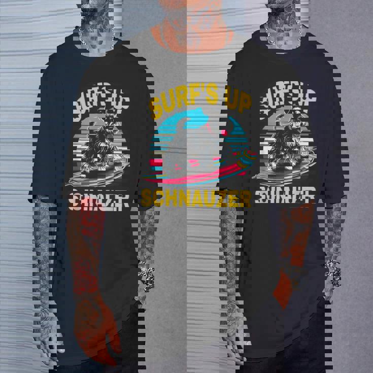 Surf Upchnauzer ファニーグラフィックtシャツ Tシャツ 彼への贈り物