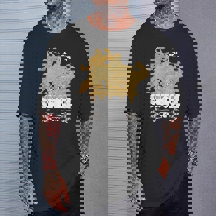 Swole Gymwole Doge Meme Buff Doge Meme Tシャツ 彼への贈り物