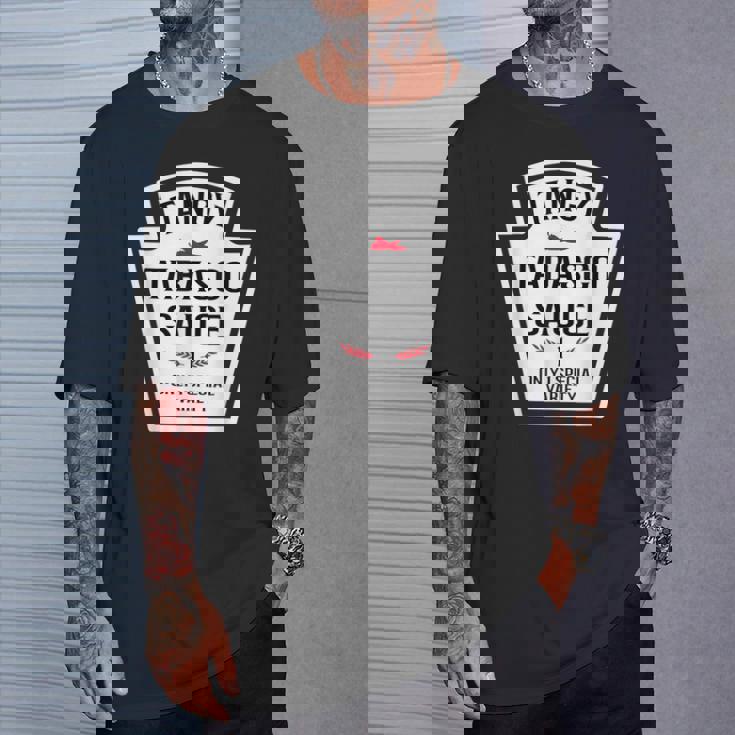 Tangy Tabasco ソースグループ 調味料ファミリーマッチング Tシャツ 彼への贈り物