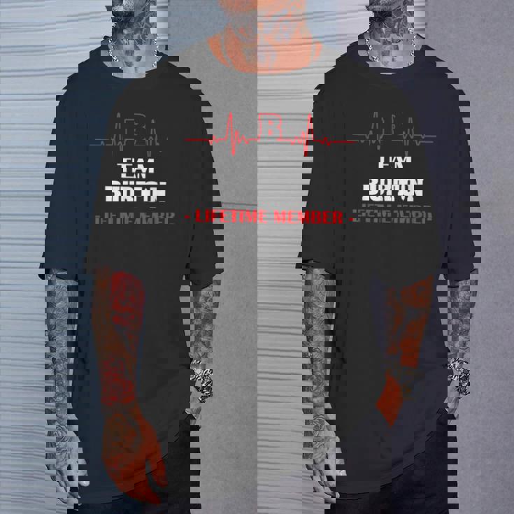 Team Burton 生涯メンバー 血液完全家族 Tシャツ 彼への贈り物