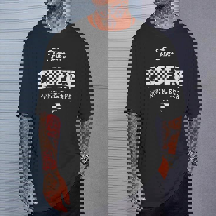 Team Coen ライフタイムメンバー 面白い名前 Coen Tシャツ 彼への贈り物
