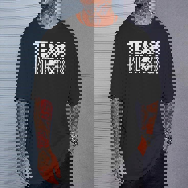 Team Hydrogenymbol H 燃料セル ハイブリッドカー クリーンエネルギー Tシャツ 彼への贈り物