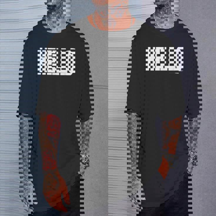 Thatays Hello シャツ こんにちはと言うデザイン Tシャツ 彼への贈り物