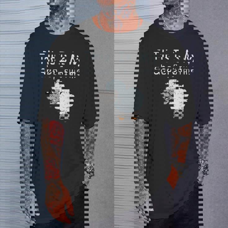 This Is Myheep Costume 羊の皮を被った狼 面白い羊 Tシャツ 彼への贈り物
