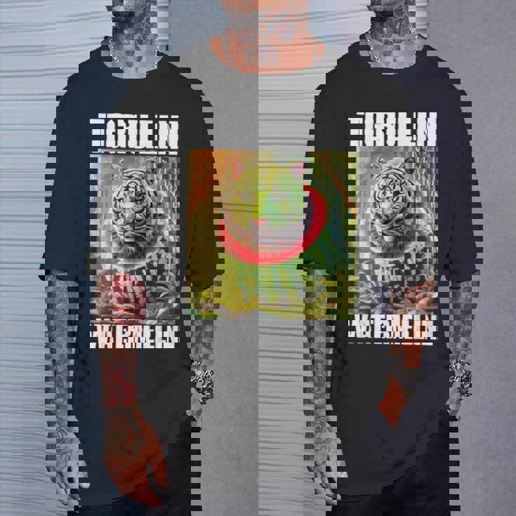 Tigrullini Watermellini イタリアンブレインロットミーム Tシャツ 彼への贈り物