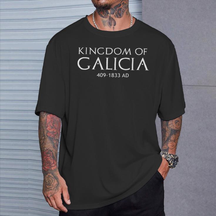 Historia Europea Del Reino De Galicia Camiseta unisex Regalos para él