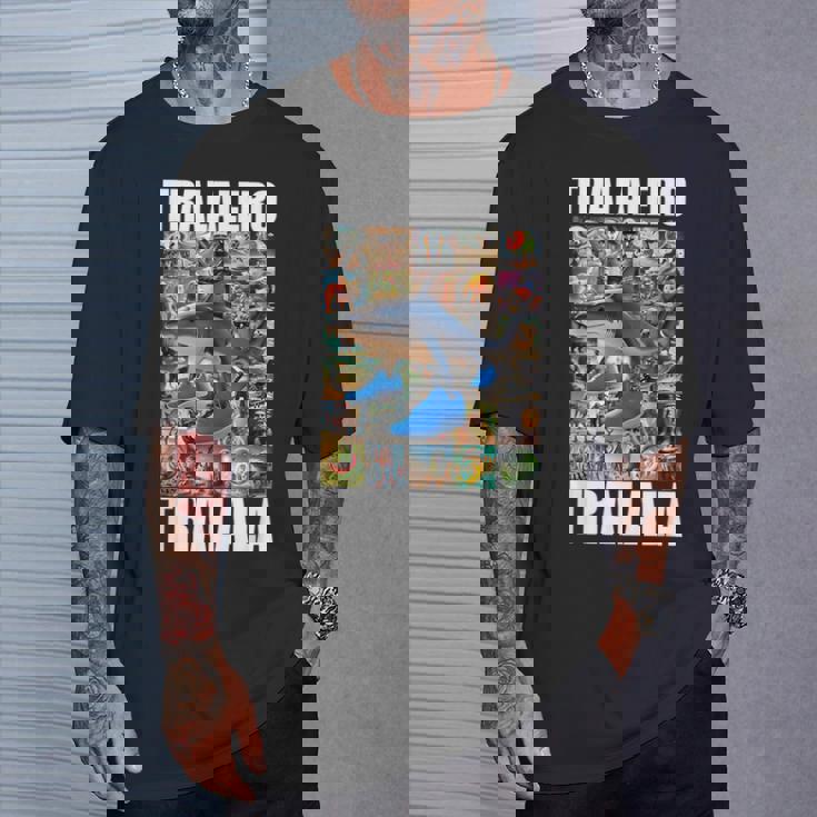 Tralalero Tralala イタリアンブレインロットミーム Tシャツ 彼への贈り物