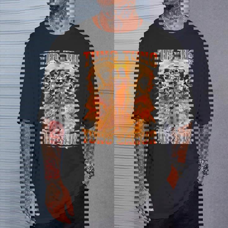 Tung Tung Tungahur イタリアのブレインロット、面白い野球バット Tシャツ 彼への贈り物