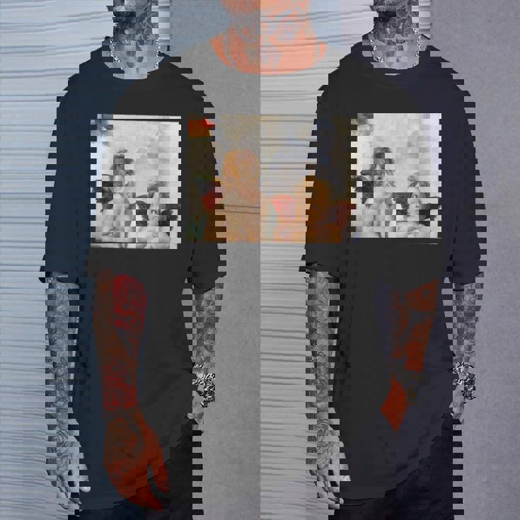 Two Angels Cherubs システィーナ Tシャツ 彼への贈り物