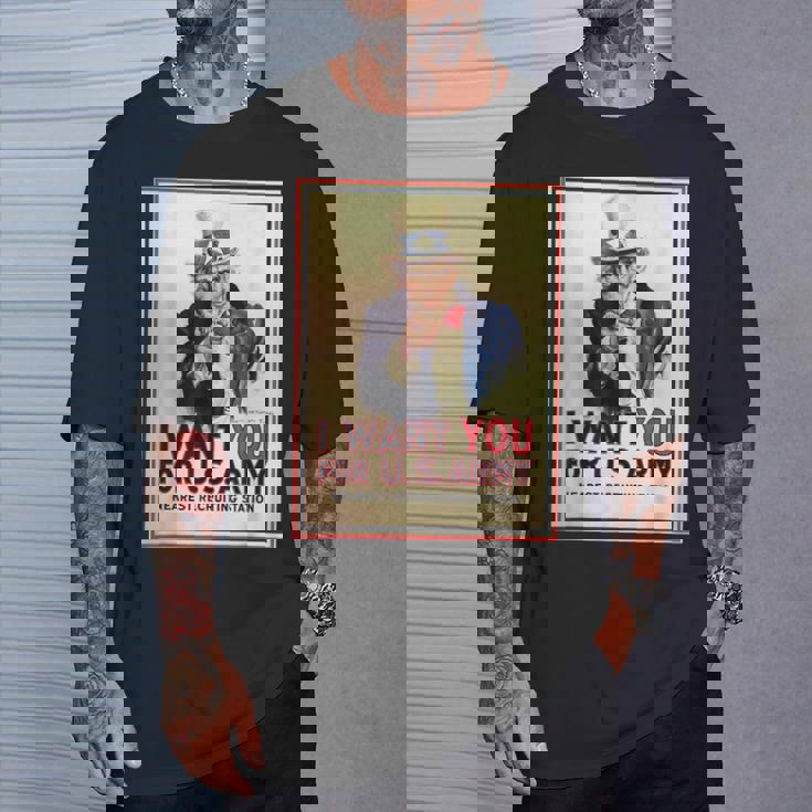 Uncleam I Want You For Us Army ビンテージポスターtシャツ Tシャツ 彼への贈り物